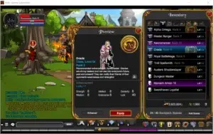 Conta AQW, LVL 55 com Class: Necromance rank 10.