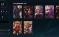 CONTA LOL GOLD 1 LVL 99