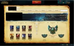 Conta Lol - 190 Skins - Borda Diamante - All Champ - 15 Page