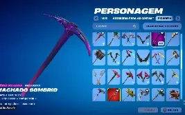 Conta Fortnite(Glow E Picareta Da Viuva Negra)