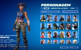 Conta Fortnite(Glow E Picareta Da Viuva Negra)