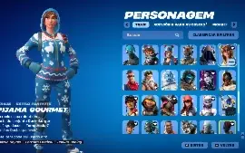 Conta Fortnite(Glow E Picareta Da Viuva Negra)