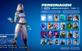 Conta Fortnite(Glow E Picareta Da Viuva Negra)