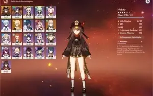 Conta Genshin Impact com Hutao e Mona + Jean (AR 41)