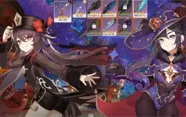 Conta Genshin Impact com Hutao e Mona + Jean (AR 41)