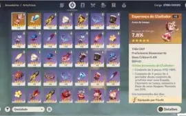 Genshin Impact Diluc + Jean + 4000 Gemas Ar33