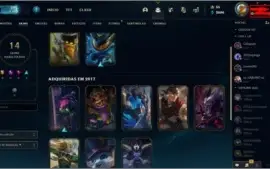 Conta League of Legends (Level 46- Sem rank)*ajudando amigo*
