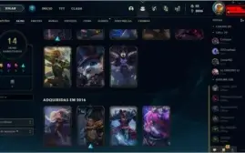 Conta League of Legends (Level 46- Sem rank)*ajudando amigo*