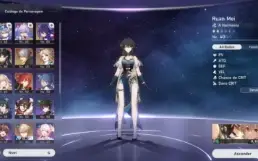 Acc ar60 top + acc Ar65 no Honkai Star Rail (mesma acc)
