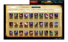 Conta league of legends/33 campeões/1 skin