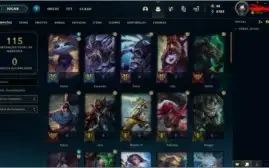 conta smurf plat 2 com 27 skins e 77 icones
