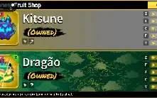 Conta blox fruits a venda com kitsune e dragon perm