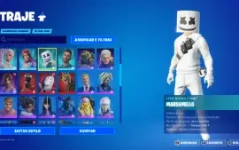 ⭐️FORTNITE⭐️800 Vbuck⭐️76Skins⭐️Marshmallow⭐️Lara C.⭐