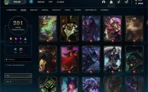 Conta LOL - 200+ skins - GOLD