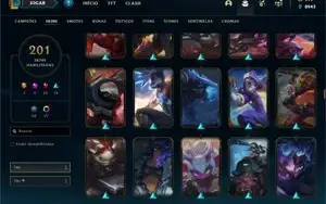 Conta LOL - 200+ skins - GOLD