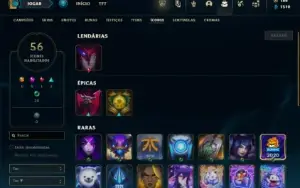 Bronze 2 com 36 Champs e 13 Skins ( MAIN ADC )