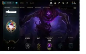 CONTA COM 325 SKINS E QUASE TODOS CHAMPS