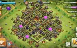 conta clash of clans cv10 e cv9 sem defesa