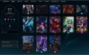 Conta LOL lindas skins e ultimate