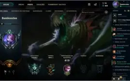 Conta de Lol Todos os Champions - Plat 1 +100 skins