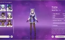 AYAKA + KAZUHA + DILUC C1 + KEQING + CORTADOR DA MONTANHA
