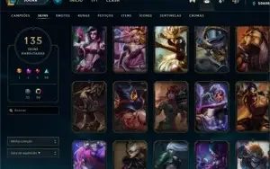 CONTA DE LEAGUE OF LEGENDS SUPER RARA COM SKINS DA S1E S2