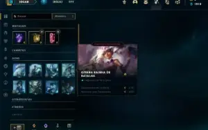 Conta Unranked com 20 Champs e 7 Skins + 8 Fragmentos