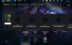 Conta Unranked com 20 Champs e 7 Skins + 8 Fragmentos