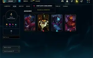 Conta ouro 4 com 38 Champs e 4 Skins