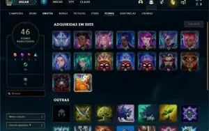 Conta ouro 4 com 38 Champs e 4 Skins
