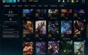 Conta ouro 4 com 38 Champs e 4 Skins