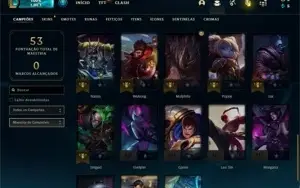 Conta ouro 4 com 38 Champs e 4 Skins