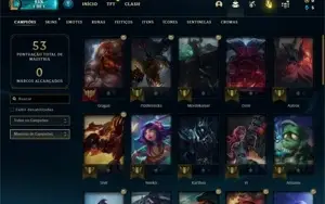 Conta ouro 4 com 38 Champs e 4 Skins