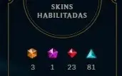 LOL ACCOUNT 318 Skins platinum
