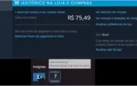 conta steam emblema de 7 anos, 75$ de saldo mais dois jogos.