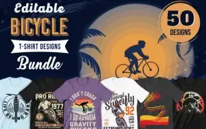 Pacote de design de camisetas com +3000 mega