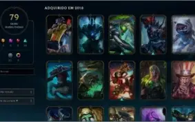 CONTA LEAGUE OF LEGENDS PLATINA III