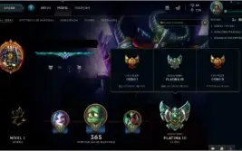 CONTA LEAGUE OF LEGENDS PLATINA III