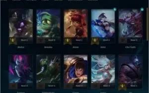 conta lol level 30 unranked