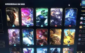 Conta de LOL 741 skins, conta TOP! 500 icones, lvl500+