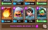 conta clash royale levle 12 ( varias  cartas full )