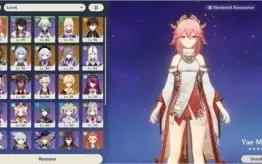 ar56 sem vinculos Yae + kagura zhong ganyu xiao kokomi keqc3