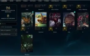 conta league of legends main jungle