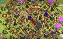 CLASH OF CLANS CV10 EXCELENTE 2,7K DE GEMAS; (FOTO ANTIGA)
