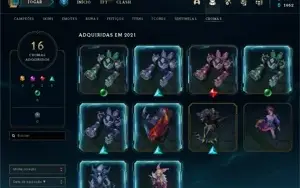 Conta ex mestre elo atual Diamante 4