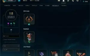 Conta ex mestre elo atual Diamante 4