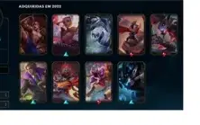 Conta Diamante 2 lv 72  55 champ  11 skins "ex mestre 2022"