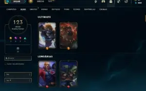 Esmeralda com 3 Raras: Corki Ovni, Kayle Juiza e Rammus Rei