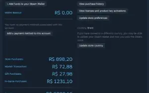 Conta Steam (R$2230 Gastos) Lost Ark, Kurtz Pel, Mir4, Prime