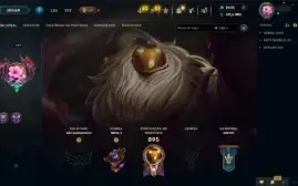 Conta League of Legends, ex mestre (2021), 252 skin+2635 RP